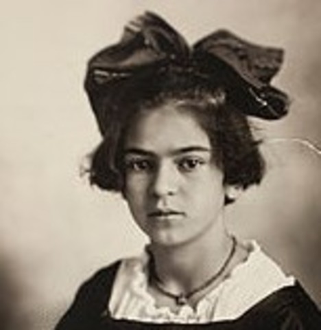 Frida Kahlo, a los 6 años.