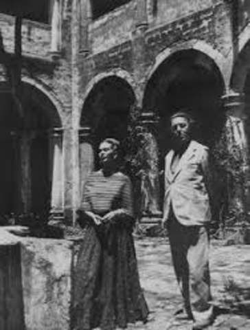 Frida conocio a Andre Breton.