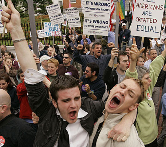 First State Legalizes Same-Sex Marriage (Massachusetts)