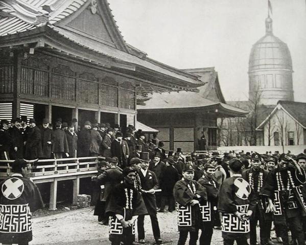 日本凤凰堂在芝加哥世博会上展出