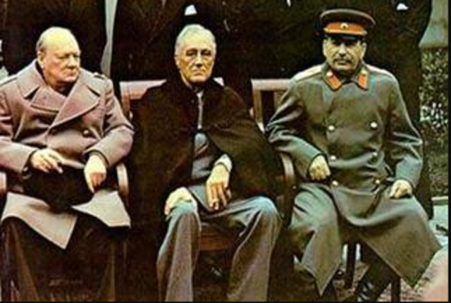 Big three in Yalta