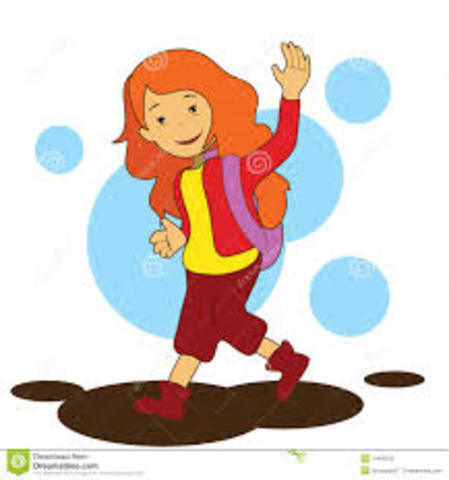 Mi primer dia de high school.