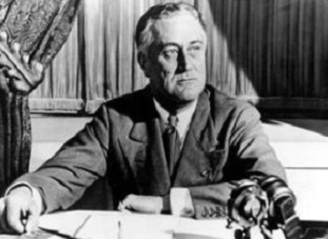 FDR re-elected president