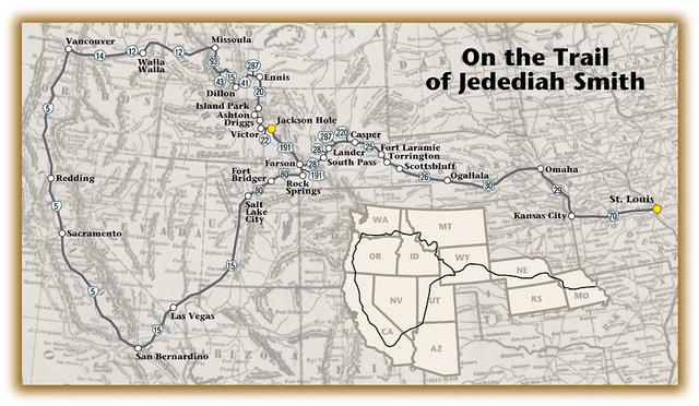 Jedediah smith crosses the sierra Nevada