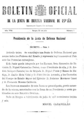 JUNTA DE DEFENSA NACIONAL