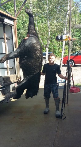 Disparé mi primer oso en 2015.