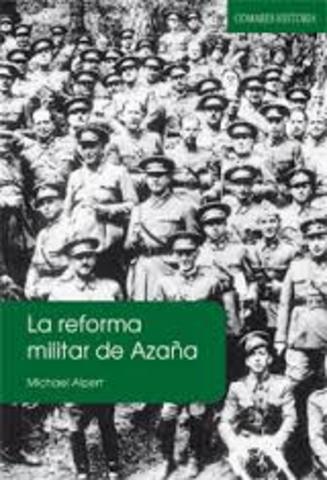 REFORMA MILITAR DE MANUEL AZAÑA
