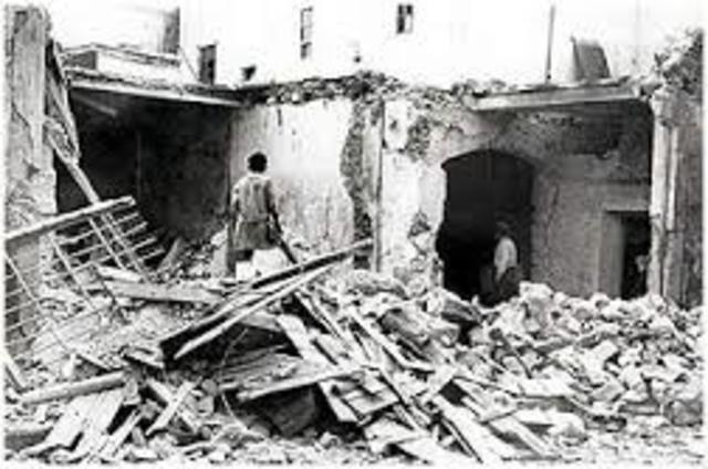 Los bombardeos durante la Guerra civil