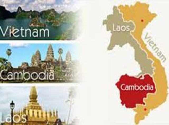 Independencia de Laos y Camboya y la Division de Vietnam