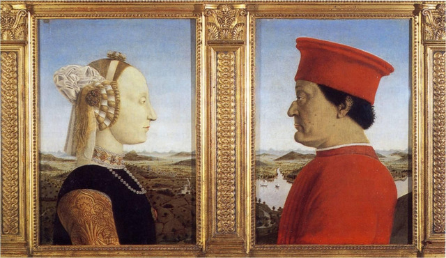 "Portraits of the Duke and Duchess of Urbino"
