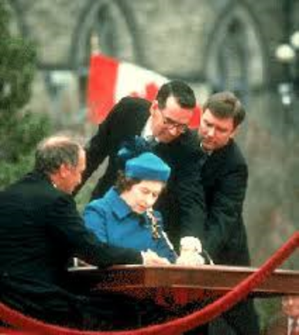 Patriatoin of the Consititution 1982