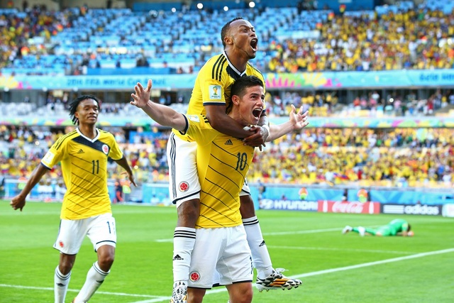 La selección Colombia en el mundial de fútbol 2014