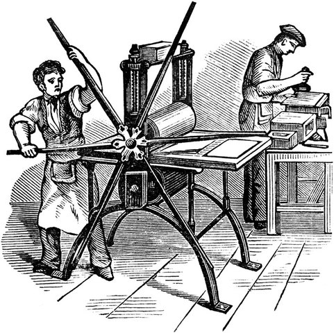 Creación de papel (Primer imprenta)