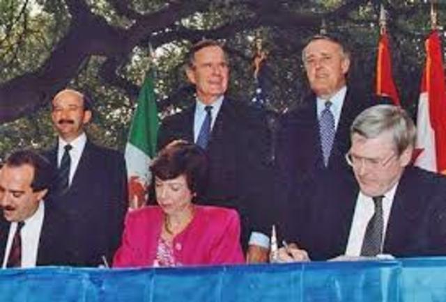 FIRMA DEL TLCAN POR MÉXICO