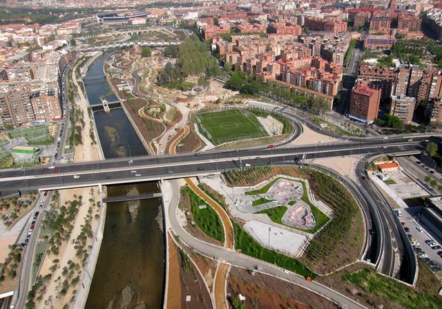 马德里 里奥 景观Madrid Rio