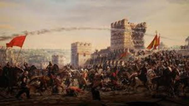 Conquest of Constantinople by ottoman turks