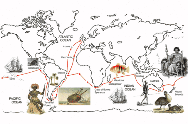 The first travel around the world