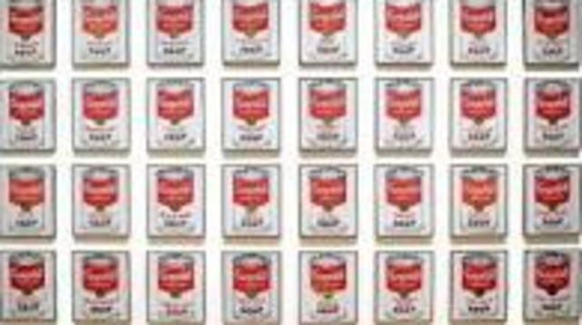 Campbell’s Soup Cans, by Andy Warhol