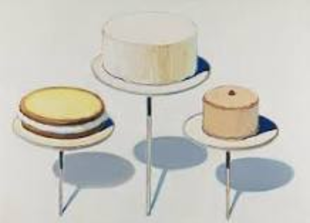 Display Cakes, by Wayne Thiebaud