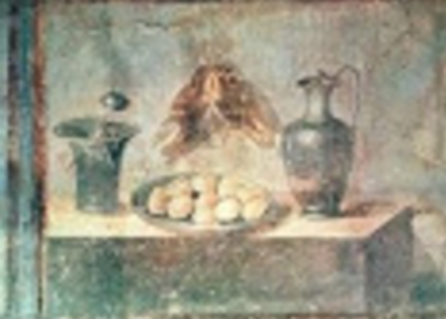 Still Life with Eggs and Thrushes, from the Villa Di, by Giulia Felipe