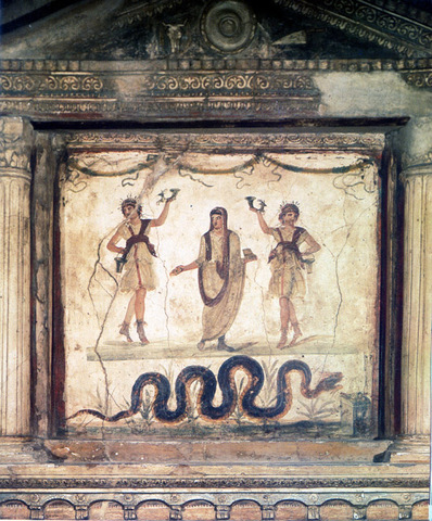 Lararium from the House of the Vettii, Pompeii