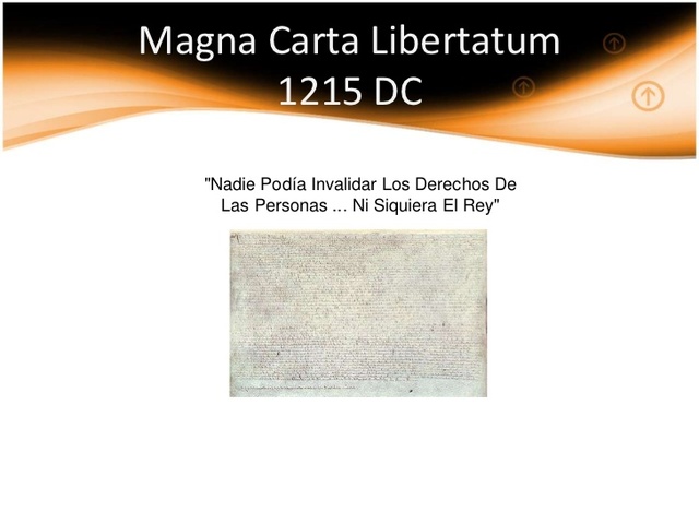 1215 d.c. LA CARTA MAGNA
