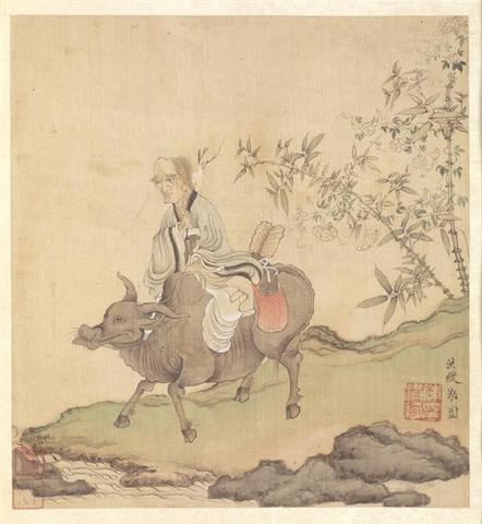 Lao-Tau Riding an Ox