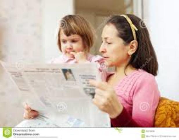 Learned to read on grandmother's lap