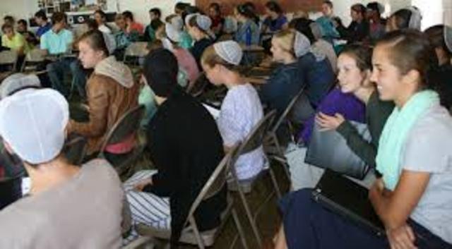 Off to High School - With the plain people