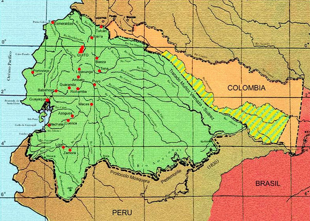 Se firmó el tratado Suárez - Muñoz Vernaza