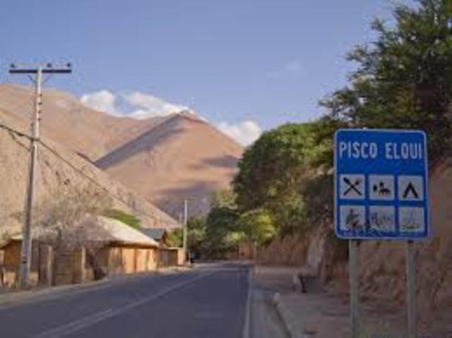 La ciudad de Pisco en Chile