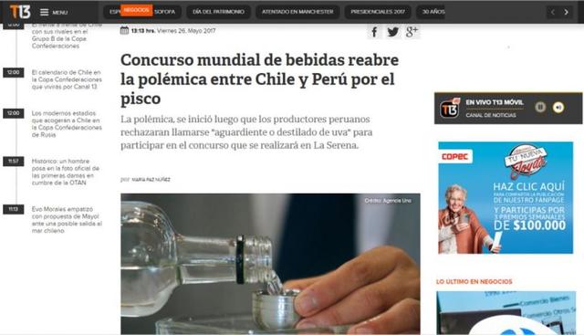 El conflicto por el Pisco estalla