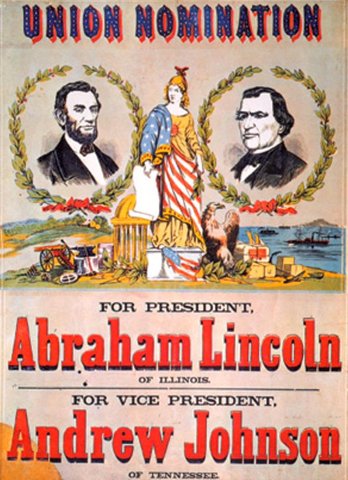Abraham Lincoln nominated president