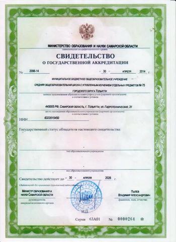 Аккредитация общеобразовательных программ