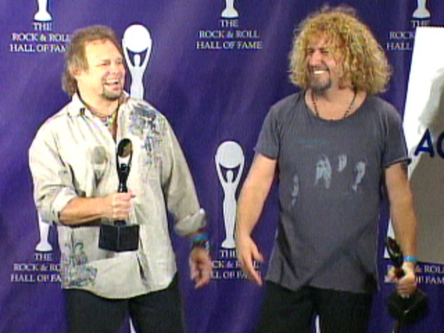 Van Halen is inducted in to the HoF