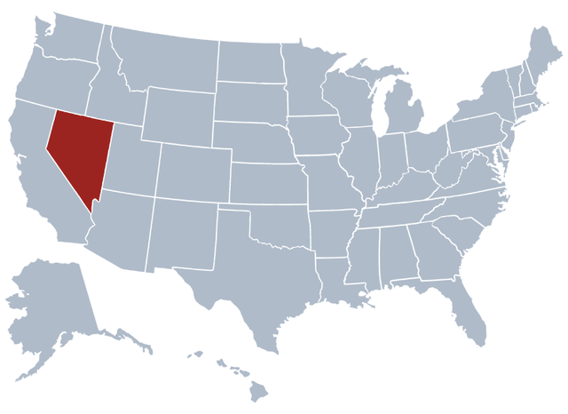 Nevada Becomes Part of the U.S