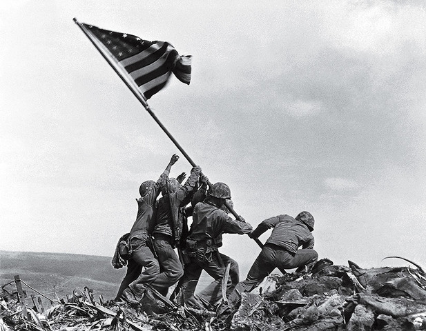 Raising The Flag On Iwo Jima