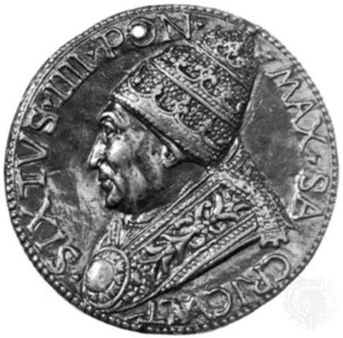 Pope sixtus launching Spanish Inquisition in Castile