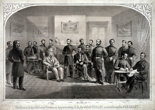 South Surrenders at Appomattox Courthouse, VA