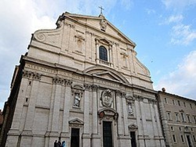 Façade of the Church of the Gesù