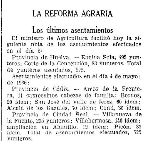 Reforma agraria de 1936