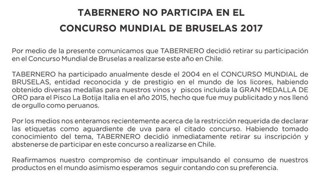 RESULTADO FINAL : SIN PARTICIPACIÓN