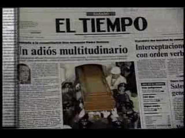 El ex candidato, conservador y ex designado, Álvaro Gómez Hurtado, es asesinado en Bogotá.