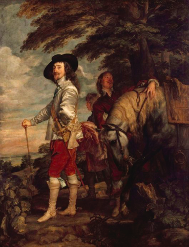 Charles I at the Hunt