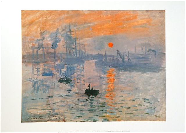 Impressionism- tõusev päike(Claude Monet)