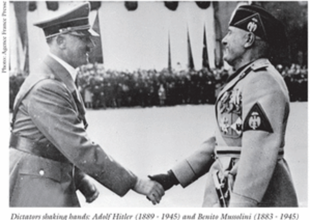 Nazi Germany and Fascist Italy sign a treaty of cooperation