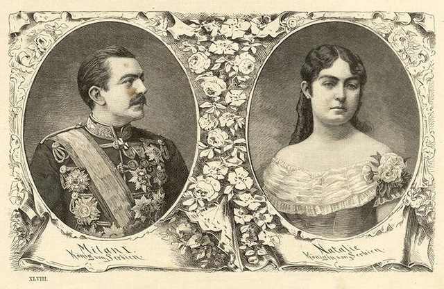 Разлаз краља Милана и краљице Наталије