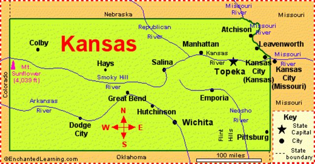 Kansas becomes a State of the United States