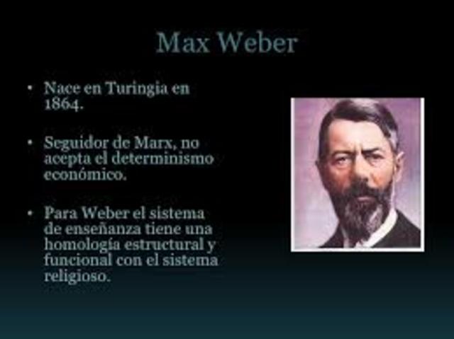 MAX WEBER 1922