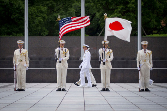 Japan and the United States trading